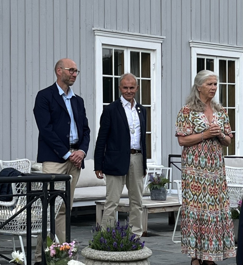 Presidentskifte 2023 på Akergård