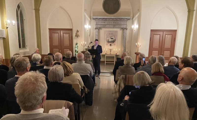 Adventsmarkering i Mariakapellet